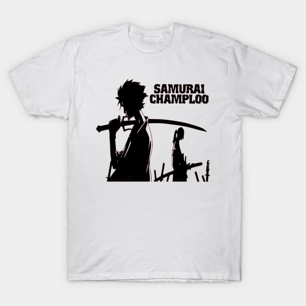 Samurai Champloo Mugen and Jin Battlecry T-Shirt by OtakuPapercraft